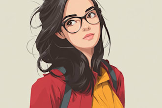 make yourself marvelous vector portrait art