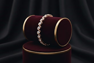 create luxury ai jewelry photography
