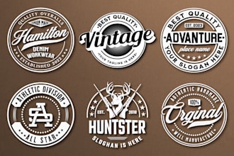design retro, vintage, badge, outdoor emblem, business logo design