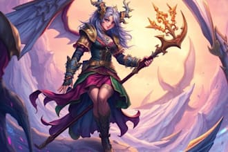 do fantasy art and fantasy character
