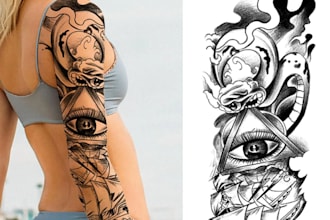 create awesome vintage logo , tattoo and hand lettering