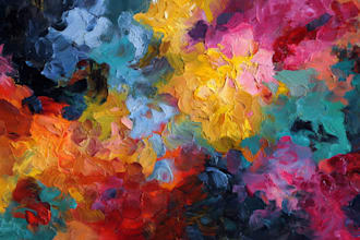 draw abstract painting art or color abstract art