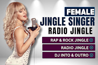 write and produce radio jingle songwriter company jingles podcast intro dj drops