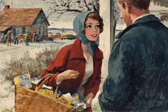draw great vintage illustrations, retro comic art