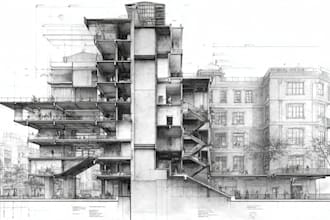 do architectural building freehand drawings