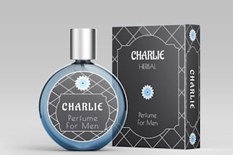 design perfume bottle with packaging box perfect for you