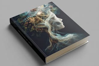 create a gorgeous book cover design, kindle book cover for you