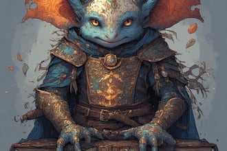 illustrate professional fantasy book cover art