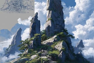 create environment concept art