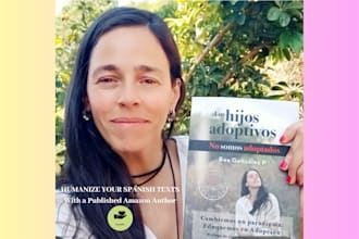 edit, humanize, and write sensitive spanish content with soul and empathy