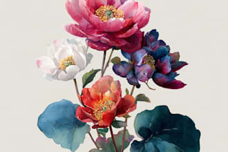 design marvelous botanical plant illustration