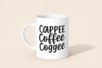 create an awesome coffee mug design