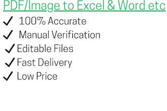 convert PDF to editable excel and word with accuracy