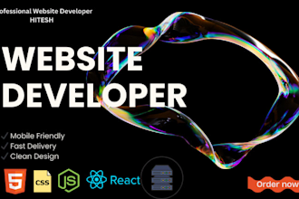 build full stack websites with frontend and backend