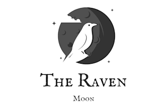 do awesome vintage retro crow logo design for business