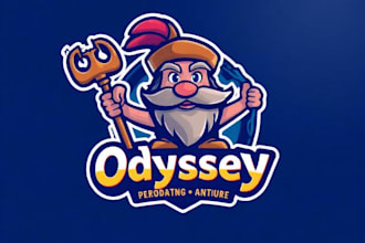 design cartoon, mascot logo for gaming and business