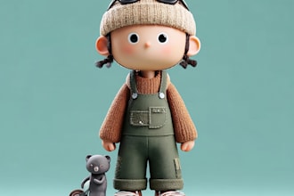 create top quality cartoon characters