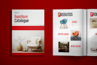 design a professional magazine layout or product catalog