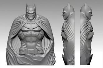 sculpt 3d printable art,3d relief,comic style 3d sculpture,pop culture wall art