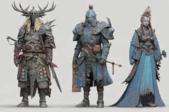 draw fantasy illustrations, concept art, and card game art
