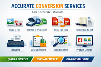 convert anything scanned accurately into PDF