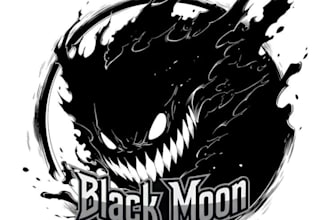 create a sharp, aggressive logo for gaming and esports