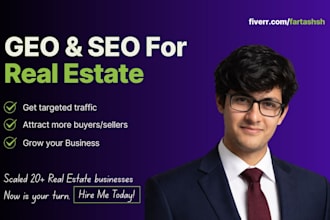 do geo, SEO, aeo for your real estate website