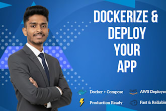 dockerize and deploy your application with docker and AWS