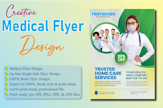 make business flyer, tri fold brochure and marketing flyer