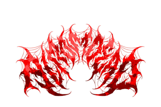 create a metal logo using your specific color palette
