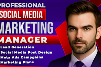 be your social media marketing manager and content creator