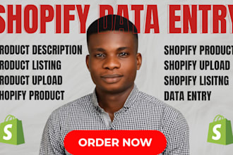 do shopify product listing, product upload with SEO product description