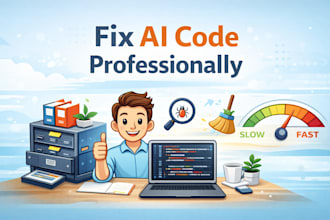 fix, refactor and make your ai generated code production ready