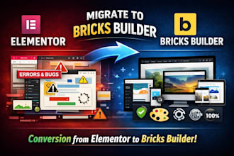 convert your elementor website to bricks builder