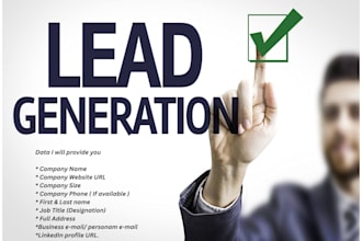provide targeted b2b lead generation with valid email and phone numbers