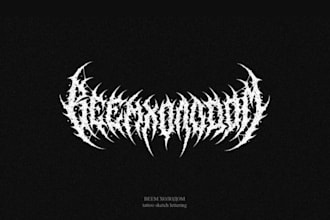design a metal logo that matches your bands sound