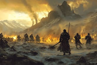 digitally paint fantasy landscape