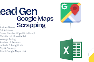 scrape google maps for fresh business leads