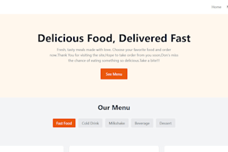 create a responsive HTML  CSS website using tailwind