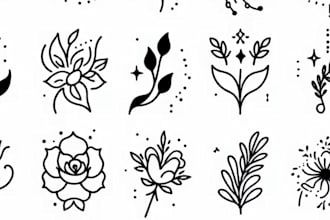 do celtic, nordic, viking, runes tattoo vector design