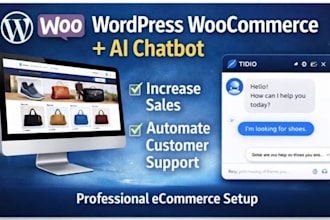 build a professional wordpress woocommerce store with ai chatbot