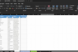 clean, format, merge, split excel data