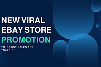 do ebay store promotion to boost sales and traffic