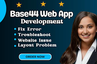 troubleshoot and fix base44 web app and website issues improve vibe coded app