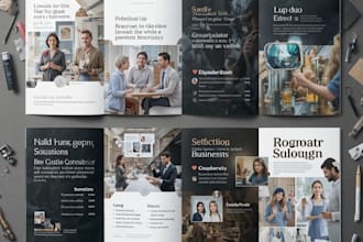design brochure or catalog for your business