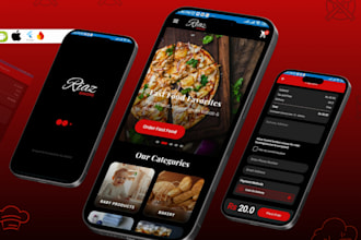 build a restaurant ordering app with admin panel in flutter