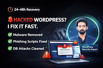 fix hacked wordpress, remove malware, and secure your website