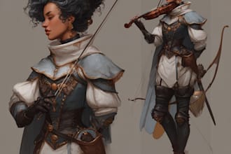do dnd character art illustration commissions