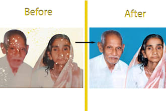 restore, repair, and enhance your old photos professionally