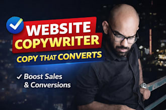 write high converting sales page and landing page copy